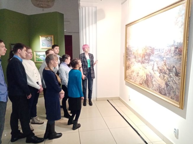 Воспитанники ЦССВ посетили выставочный проект «Импрессионизм в России» в Челябинском государственном музее изобразительных искусств